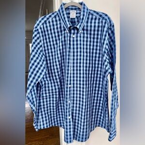 Brooks Brothers Regent Navy Tonal Shirt szXL
